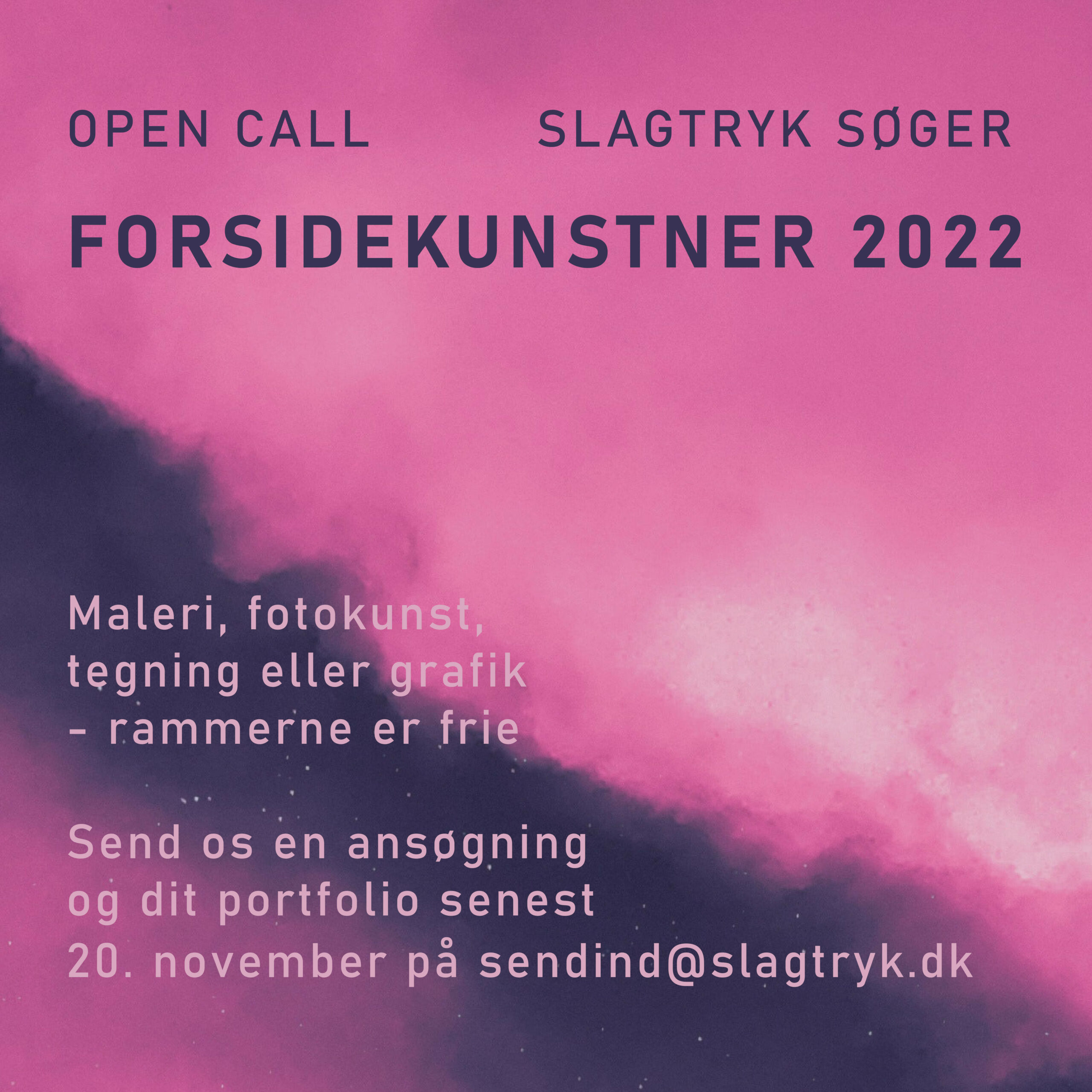 Forsidekunstner søges